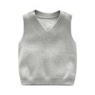 Colete De Tricô Sem Mangas Para Meninos E Meninas, Roupas Escolares De Outono E Inverno, Suéter Colete De Tricô Sem Mangas Para Meninos E Meninas, Roupas Escolares De Outono E Inverno, Suéter