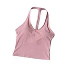 Colete Esportivo Feminino De Verão Com Decote Em V E Design De Costas Abertas Para Yoga, Corrida E Colete Esportivo Feminino De Verão Com Decote Em V E Design De Costas Abertas Para Yoga, Corrida E