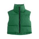 Colete Feminino de Algodão Quente para Outono/Inverno - Sem Mangas