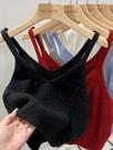 Colete Feminino de Malha - Decote V, Sem Mangas, Casual, Verão