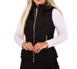 Colete Feminino Nylon Com Bolso G Preto