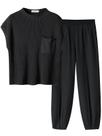 Colete feminino Outfit ANRABESS, blusa curta, preta, GG Colete feminino Outfit ANRABESS, blusa curta, preta, GG