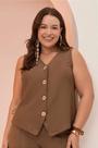 Colete Feminino Plus Size Gorgurinho Lunender - Elegante e Confortável
