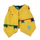 Colete Infantil Junino Dupla Face - Festa Junina Cor:Amarelo