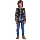 Colete Infantil Masculino com Detalhes Cor Preto - Festa Junina