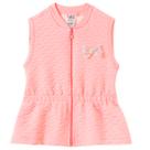 Colete Infantil Menina Inverno Matelasse Com Laço E Elástico Colete Infantil Menina Inverno Matelasse Com Laço E Elástico