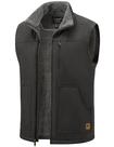Colete masculino Cotrasen, algodão, forrado de sherpa, lã, cinza escuro