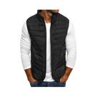 Colete Masculino De Inverno Sem Mangas, Acolchoado Em Algodão, Quente, Com Gola Alta, Moda E Colete Masculino De Inverno Sem Mangas, Acolchoado Em Algodão, Quente, Com Gola Alta, Moda E