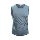 Colete Masculino De Malha De Secagem Rápida Para Corrida, Regata Respirável Para Academia, Camisa