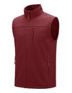 Colete masculino MAGCOMSEN Softshell Fleece Wine Red S Colete masculino MAGCOMSEN Softshell Fleece Wine Red S