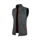 Colete Masculino Sem Mangas Com Zíper, Gola Alta, Respirável, Cor Sólida, Para Atividades Ao Ar Colete Masculino Sem Mangas Com Zíper, Gola Alta, Respirável, Cor Sólida, Para Atividades Ao Ar