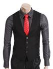 Colete Masculino Social Slim Preto Para Dia Dos Pais Presente Ideal Elegante E Sofisticado Slim