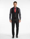 Colete Masculino Social Slim Preto Para Jovens E Adultos Modelagem Que Valoriza O Corpo Elegante