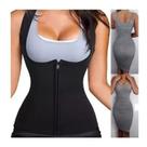 Colete Modelador Feminino Profissional Material Resistente E Costuras Duplas Reforçadas