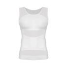 Colete Modelador Masculino Sem Mangas Para Controle De Barriga E Compressão De Ginecomastia Em Malha Colete Modelador Masculino Sem Mangas Para Controle De Barriga E Compressão De Ginecomastia Em Malha