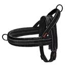Colete para cães, arnês de flanela macia Didog, acolchoado, preto, tamanho S