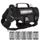 Colete para cães WINSEE Tactical Working MOLLE para cães grandes