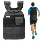 Colete pesado VEVOR 18 kg, jaqueta corporal ajustável de 40 libras para homens Colete pesado VEVOR 18 kg, jaqueta corporal ajustável de 40 libras para homens