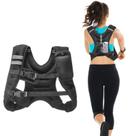 Colete pesado VEVOR 5,4 kg com faixa reflexiva, busto de 35 a 45 cm