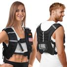 Colete ponderado WANOON 12LB ajustável Refletivo Fitness
