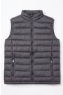 Colete Puffer Masculino em Nylon com Zíper Broken Rules