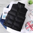 Colete Puffer Masculino Slim Fit Sem Mangas Branco Com Gola Alta Casual Quente Para Primavera E Colete Puffer Masculino Slim Fit Sem Mangas Branco Com Gola Alta Casual Quente Para Primavera E