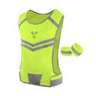 Colete refletivo 247 Viz Running com bolso e 2 faixas