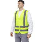 Colete Refletivo AmareloTelado Sem Bolso Classe 2 Steelflex