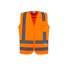 Colete refletivo c/ 1 bolso brascamp