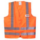 Colete Refletivo Com 1 Bolso Laranja M Imbat