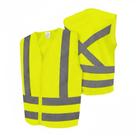 Colete Refletivo Poliéster Sem Bolso Amarelo G - Unica Unico