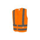 Colete refletivo steelflex sem bolso vacl90030 laranja fluor