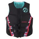 Colete salva-vidas Full Throttle Rapid Dry Flex Back feminino GG