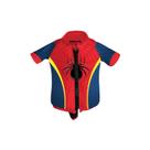 Colete salva vidas infantil camisa flutuadora aracno