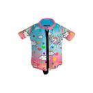 Colete salva vidas infantil camisa flutuadora unicornio