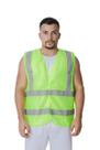 Colete Segurança Refletivo Blusão Sinalização Fluorescente Colete Segurança Refletivo Blusão Sinalização Fluorescente