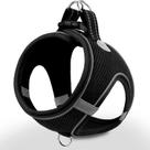Colete Step-in pequeno de malha respirável Joytale para cães preto M Colete Step-in pequeno de malha respirável Joytale para cães preto M