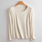 Colete Térmico Feminino de Veludo - Sem Mangas, Gola Redonda, Quente para Outono/Inverno