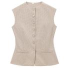 Colete Xadrez Sem Mangas Feminino - Top Fashion 2024