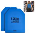Coletes de peso VEVOR 2x2,6 kg em aço adequados para treinamento