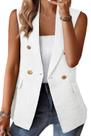 Coletes Happy Sailed Outono/Inverno, Blazer feminino sem mangas