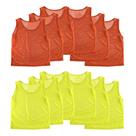 Coletes Scrimmage Super Z Outlet Pinnies, conjunto de 12 para crianças