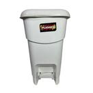 Coletor Cesto Lixeira De Pedal 12 Lt Plasnew Branco