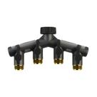 Coletor de 4 vias Valve Orbit 58970 com fechos