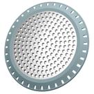 Coletor de Cabelos para Ralo de Chuveiro Aluvor 12 x 12 x 0,7 cm em Metal