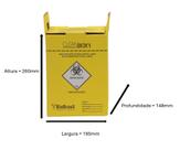 Coletor De Material Perfurocortante Clean Box 7 Litros C/10