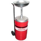 Coletor de Óleo 50L com Carrinho Vermelho - LUBEFER