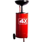 Coletor De Óleo Com Rodas Hydronlubz 50 L Regulador De Altura 1,5 M Coador 370 Mm X 370 Mm X 990 Mm