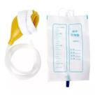 Coletor De Urina Masculino Com Bolsa 1000ml Incontinência Coletor De Urina Masculino Com Bolsa 1000ml Incontinência