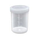 Coletor de Urina Tampa Branca Sem Pá 50ml (CRAL) - Pacote com 100 Unidades